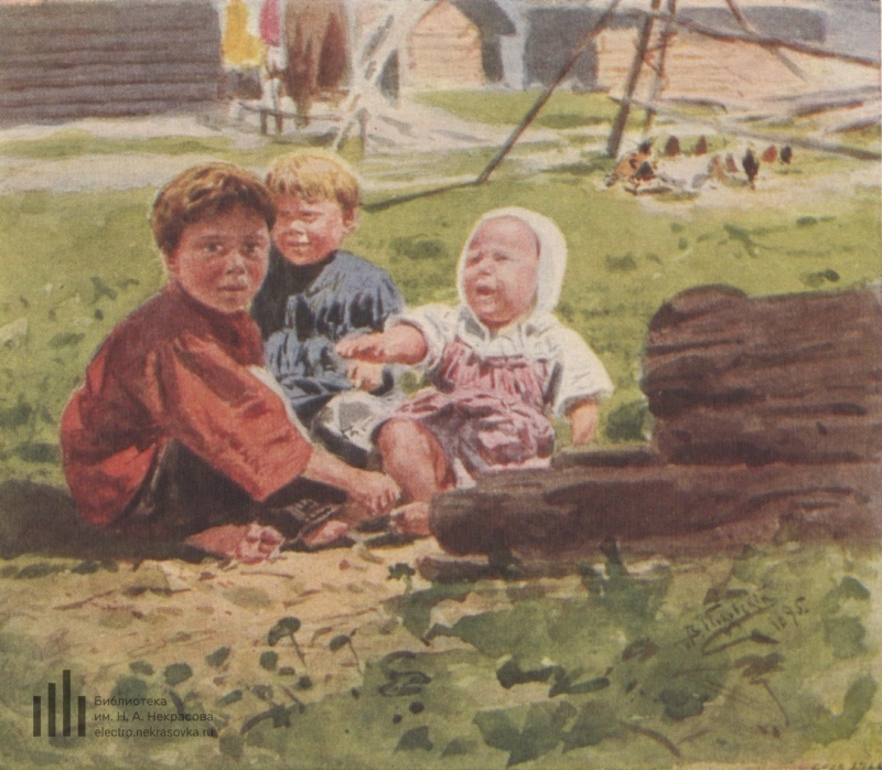 Одежда крестьянских детей. Иллюстрация д. Дети на картинах художников 18 века. Крестьянские дети на волге. Крестьянские дети на волге.