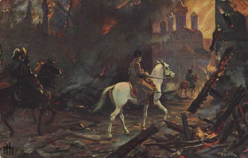 Горящая москва 1812 картина